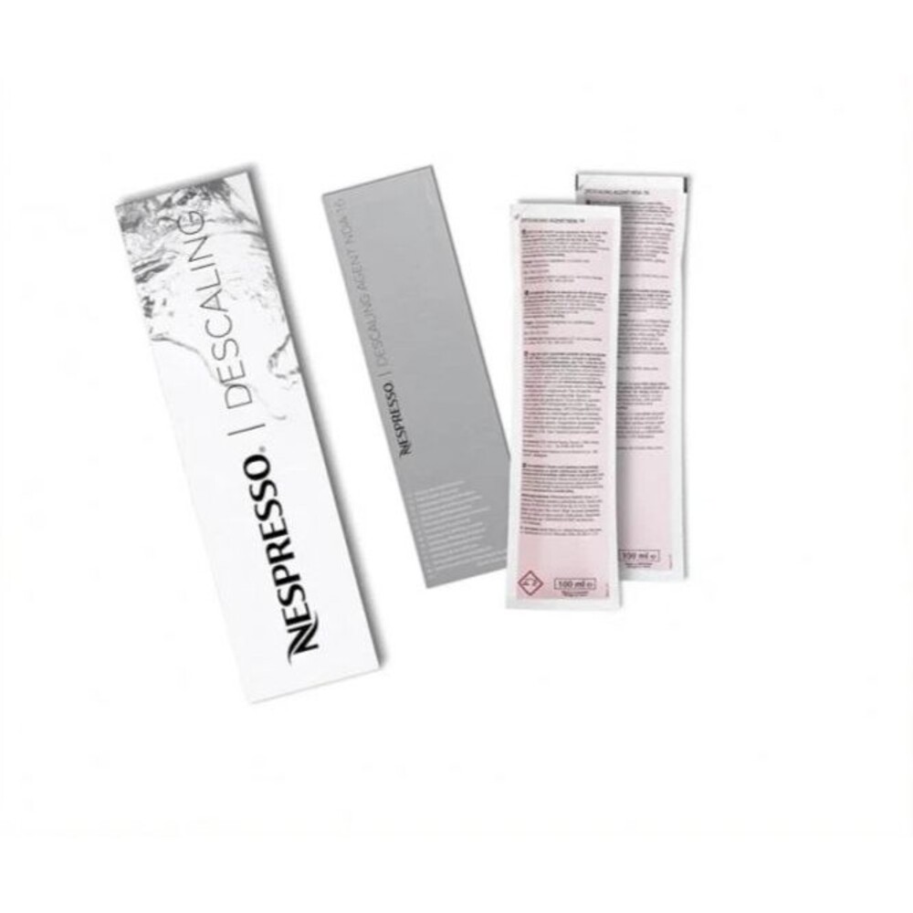 Nespresso Descaling Kit Solution, Compatible with all Nespresso models, 2 Pack